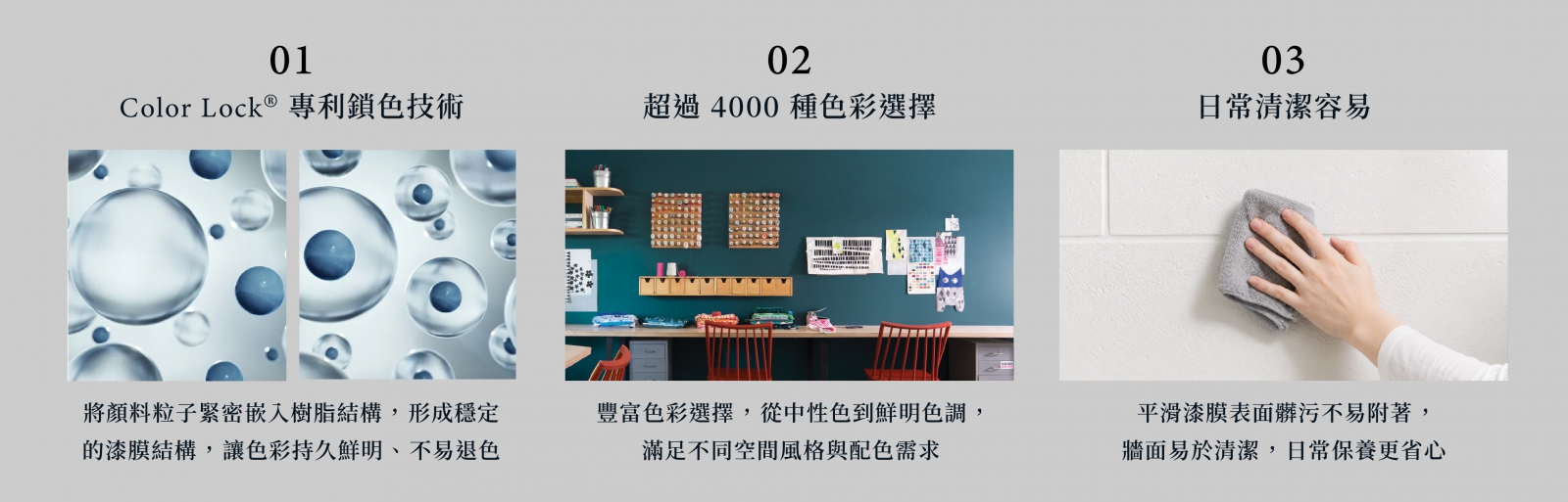 Benjamin Moore AURA 產品特色